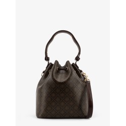 T Monogram Coated Canvas Bucket Bag