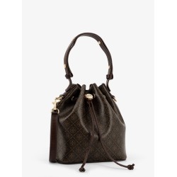 T Monogram Coated Canvas Bucket Bag