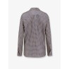 Silk shirt with micro-pattern