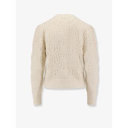 Maxine perforated alpaca blend cardigan