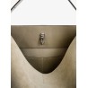 Suede Belted Tote shoulder bag