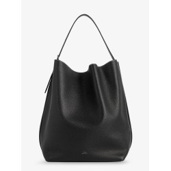 Leather Belted Tote shoulder bag