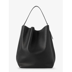 Leather Belted Tote shoulder bag