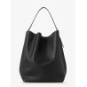 Leather Belted Tote shoulder bag