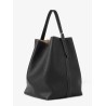 Leather Belted Tote shoulder bag