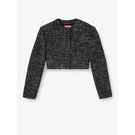 G-Crop-G tweed blazer