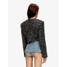 G-Crop-G tweed blazer
