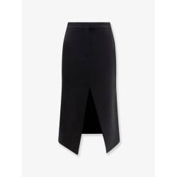 Midi wool skirt