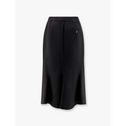 Midi wool skirt