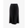 Midi wool skirt