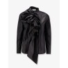 Cotton bow shirt