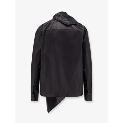 Cotton bow shirt