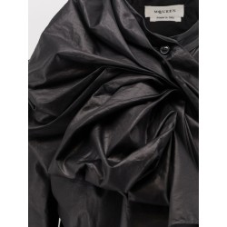 Cotton bow shirt