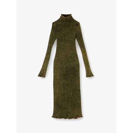 D-Wavya stretch cotton midi dress