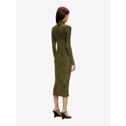 D-Wavya stretch cotton midi dress