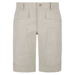 GRAIN DE POUDRE WOOL BERMUDA SHORTS