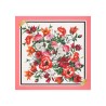 SILK TWILL FLORAL PRINT SCARF