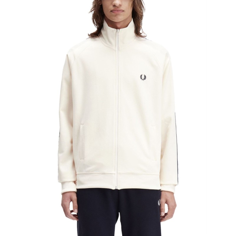 "TRACK" JACKET WITH CONTRASTING WEBBING