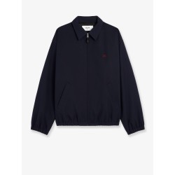 Gabardine wool and cotton jacket