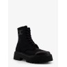 Celine Bulky nylon and leather ankle boots