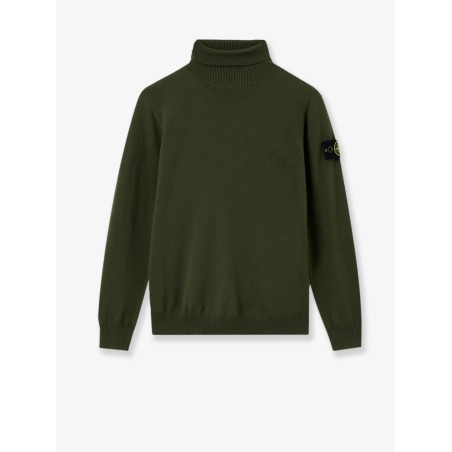 Certified virgin wool turtleneck sweater