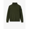 Certified virgin wool turtleneck sweater