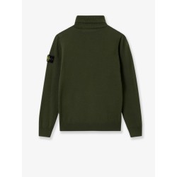 Certified virgin wool turtleneck sweater