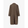 Baia Del Monaco madras wool blend coat