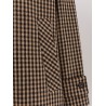 Baia Del Monaco madras wool blend coat