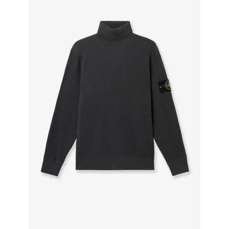 Certified virgin wool turtleneck sweater