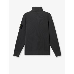 Certified virgin wool turtleneck sweater