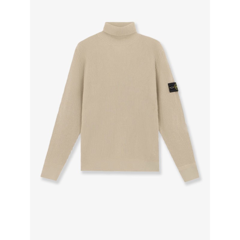 Certified virgin wool turtleneck sweater