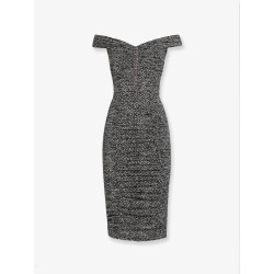Silk midi dress