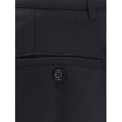 Wool blend trousers