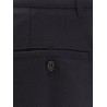 Wool blend trousers