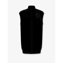 Genovese long faux fur vest