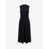 Woven Stripes long viscose dress