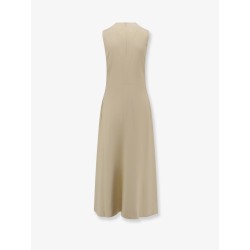 Woven Stripes viscose long dress
