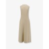 Woven Stripes viscose long dress