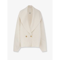 Shawl-Lapel wool cardigan