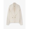 Shawl-Lapel wool cardigan