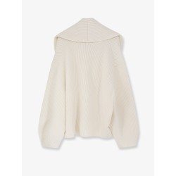 Shawl-Lapel wool cardigan