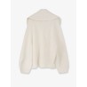 Shawl-Lapel wool cardigan