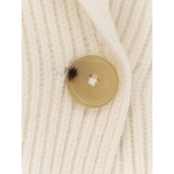 Shawl-Lapel wool cardigan