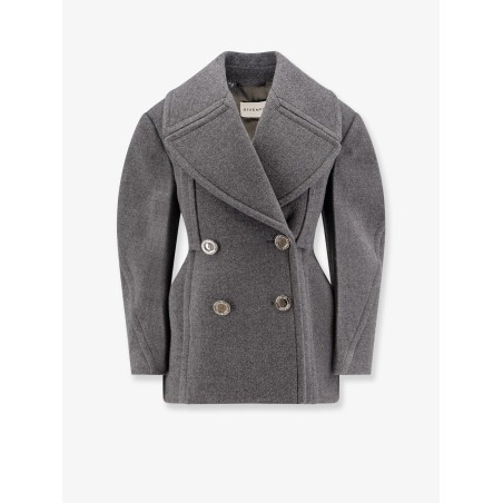 Double-breasted wool jacket