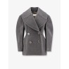 Double-breasted wool jacket