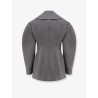 Double-breasted wool jacket