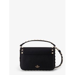 Rockstud leather shoulder bag
