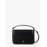 Rockstud leather shoulder bag