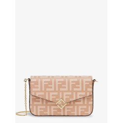 Wallet On Chain FF Diamonds leather shoulder bag